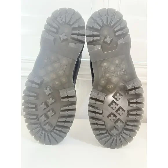 Dr. Martens Jetta Zip Platform Boots, Chunky Black Sendal Leather, W10/M9, RARE - Picture 8 of 8